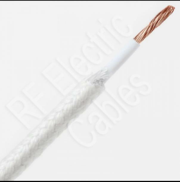 itc cavo 1x2.50 silicone +fibra vetro bianco sg-25bim100 itc - foto 1