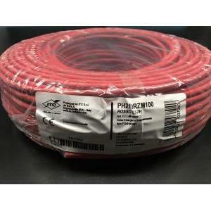 Cavo schermato antincendio fg4ohm1 ph 2x1,00 lszh rosso ph210rzb500