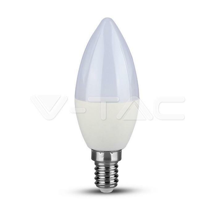 v-tac v-tac oliva led attacco e14 6400k dimmerabile 5,5w 20187 - foto 1