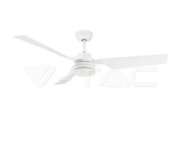 v-tac v-tac ventilatore a soffitto 3 velocita 65w telecomando bianco vt-6552-3 2866 - foto 1