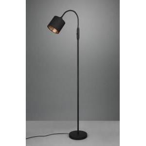 Piantana tommy flessibile con paralume nero oro lampadina esclusa ip20 r46331079