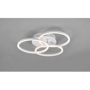 Circle plafoniera led bianca 3 cerchi inclinabili r62823131