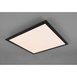 Plafoniera led gamma quadrata bordo nero con telecomando multifunzione 18w 2700-6500k r62864532