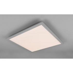 Plafoniera led gamma quadrata bordo alluminio con telecomando multifunzione 45x45 18w 2700-6500k r62864587