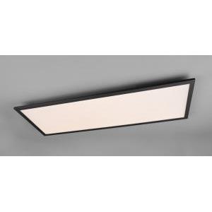 Plafoniera led gamma rettangolare bordo nero con telecomando multifunzione 80x30 33,5w 2700-6500k r62868032