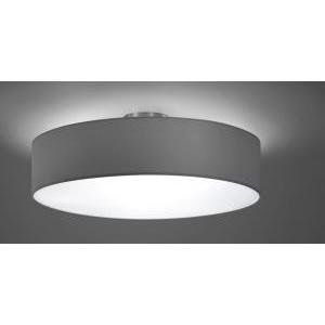 Plafoniera hotel tonda paralume grigio diametro 50cm lampadine non incluse 603900311