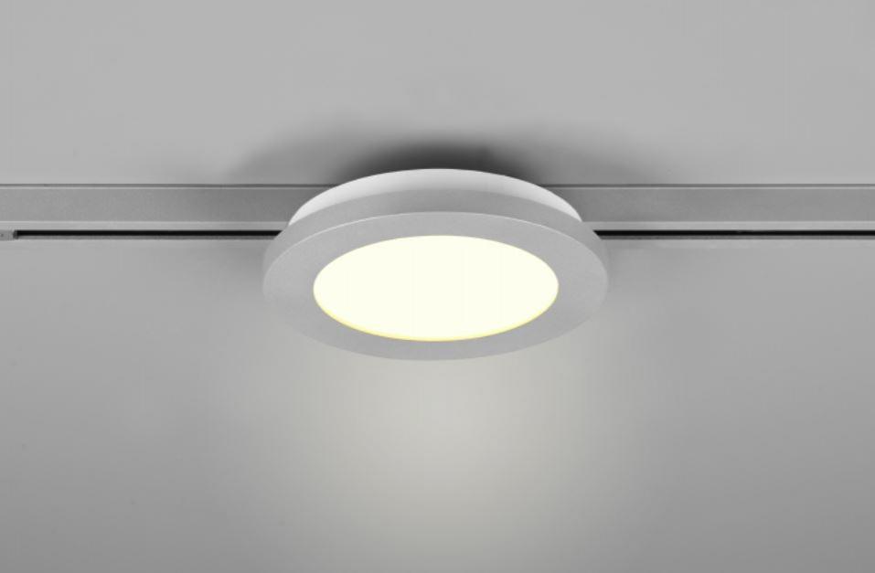 trio lighting plafoniera duoline camillus 76921087 - titanio in plastica 9w - foto 1