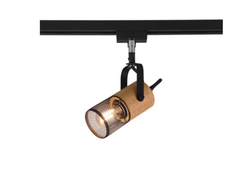 TRIO LIGHTING DUOLINE TOSH SPOT ORIENTABILE IN METALLO NERO 78430132 01