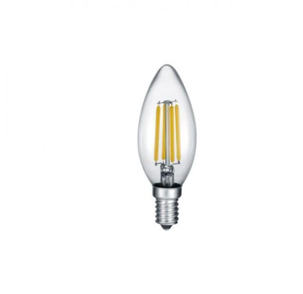 trio lighting lampadina led kerze trio lighting 989-3200-trasparente-e14 2w 2700k - foto 1