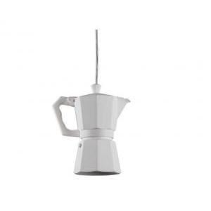 Sospensione moka gu10 max 10w lampadina esclusa bianca 2516q-35