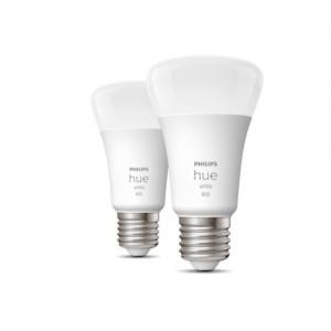 2 lampadine led philips hue 31902800 929001821623-e27 9w-white