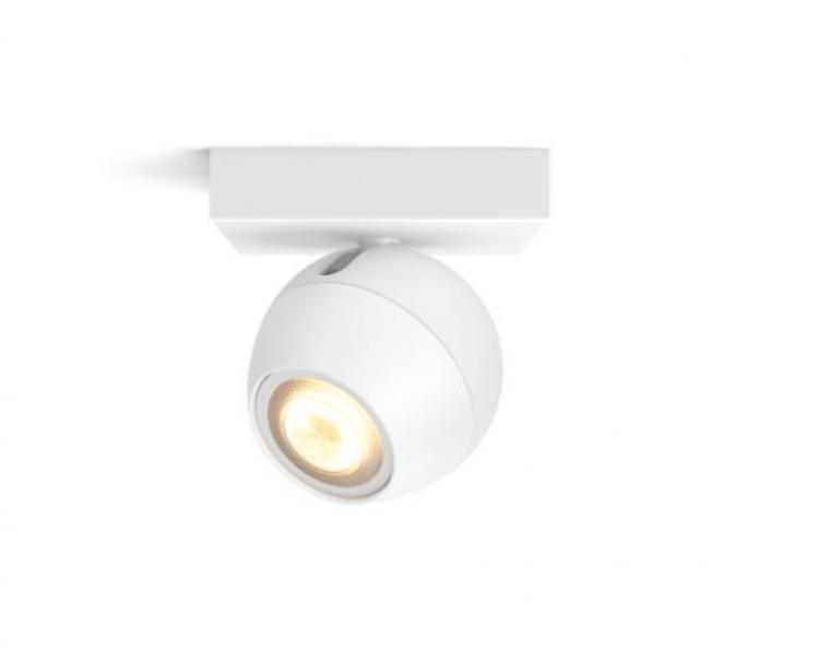 philips hue faretto singolo buckram philips hue 33918700 929003048401-bianco-2200 6500k white ambiance - foto 1