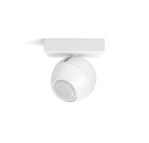 Faretto singolo Philips Hue Buckram GU10 2200-6500K White Ambiance bianco - 33922400 01