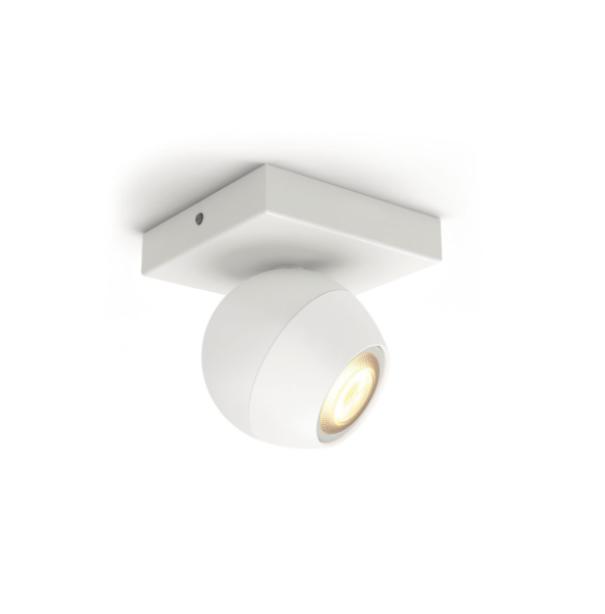 Faretto singolo Philips Hue Buckram GU10 2200-6500K White Ambiance bianco - 33922400 02