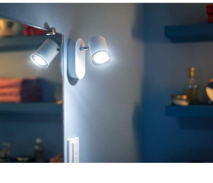 Faretto da bagno Philips Hue Adore GU10 5W 2200-6500K IP44- 34085500 04