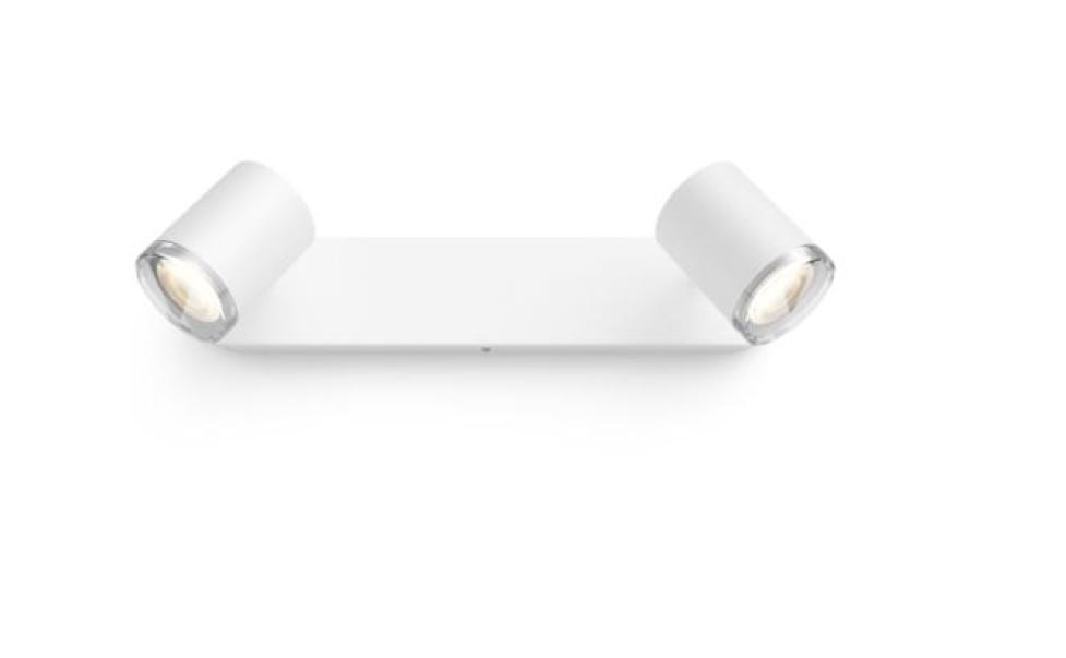 Faretto led bagno Philips Hue Adore- 2 luci GU10 bianco- 34087900 01