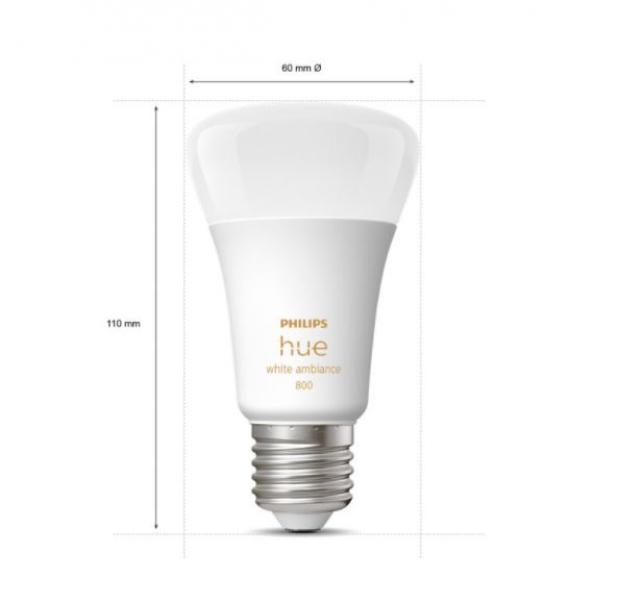 philips hue philips hue white ambiance 3 lampadine led e27 6w 92900248980 32826600 - foto 3