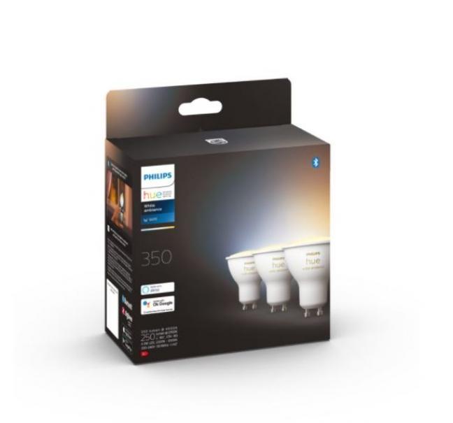 Lampadina led smart Philips Hue attacco GU10 5W 2200-6500K - 34280400 02