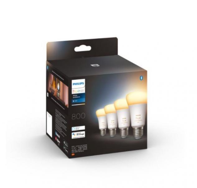 philips hue philips hue white ambiance 4 lampadine led a60 e27 6w 929002489804 32828000 - foto 2