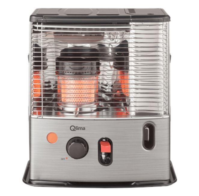 qlima stufa combustibile r7227stc-2 - liquido con stoppino-2,7kw-grigio - foto 1