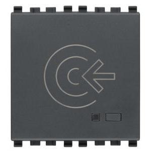 Fuoriporta nfc/rfid connesso iot 2 moduli eikon grigio 20462