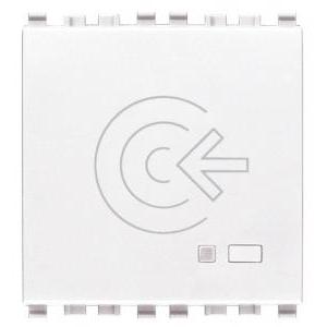 Fuoriporta nfc/rfid connesso iot 2 moduli eikon bianco 20462.b