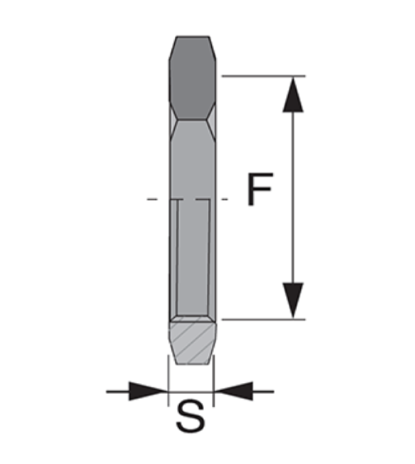 Controdadi Euro 2000 GAS 1/2 pollici nickel- 60303 02