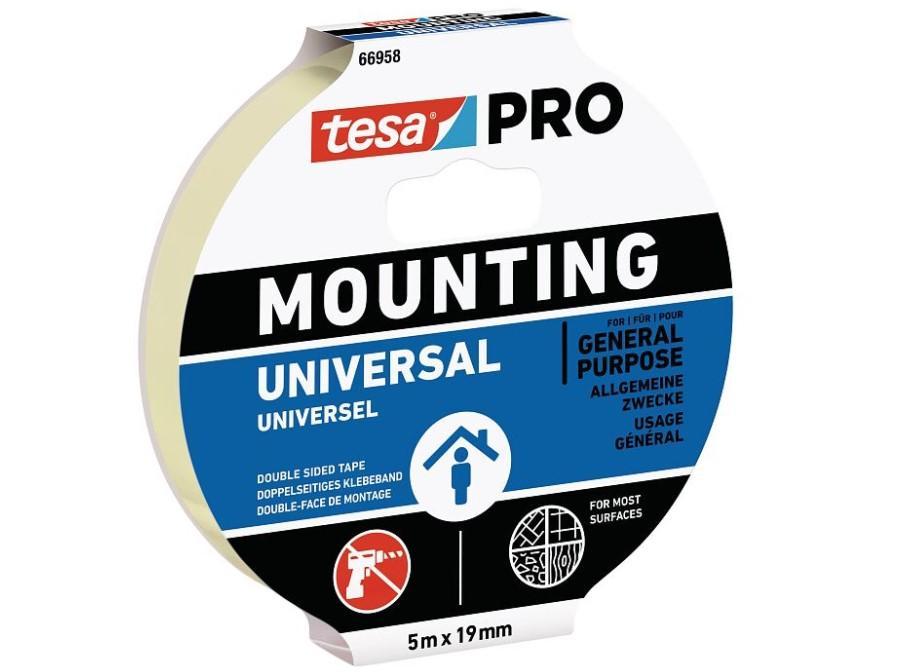 Nastro biadesivo universale 1.5m Tesa Mounting PRO bianco - 66958-00003 01