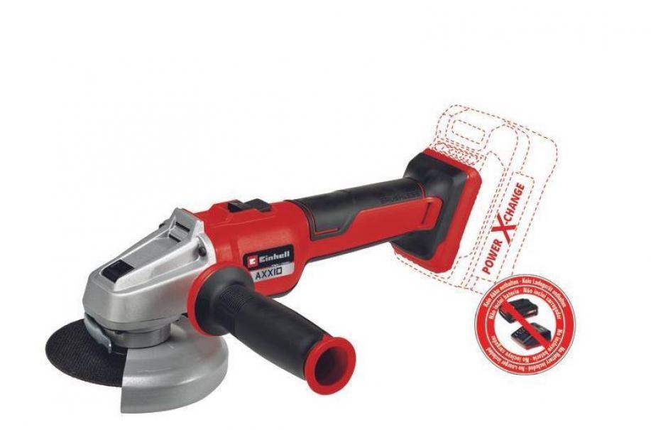 einhell smerigliatrice angolare einhell italia 4431151 axxio 18/125 q- batteria esclusa - foto 1