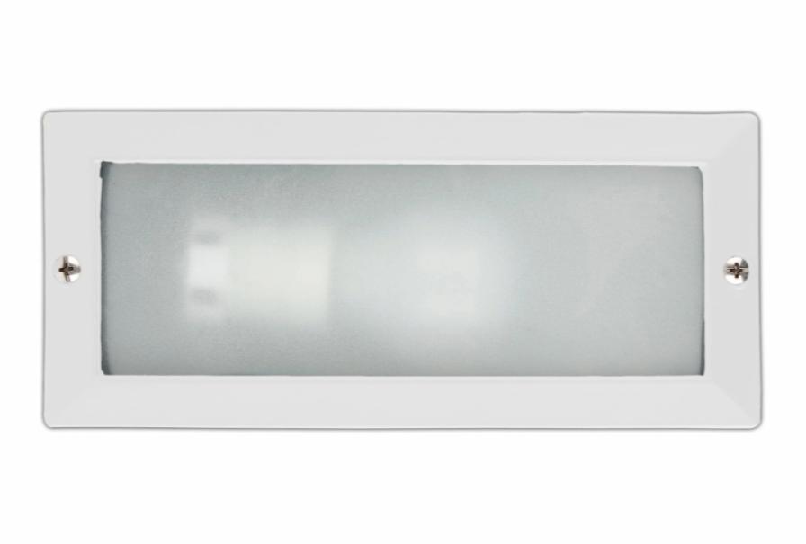 Lampada da incasso Faro Liso 1xE27 IP44 bianco - 71490 01