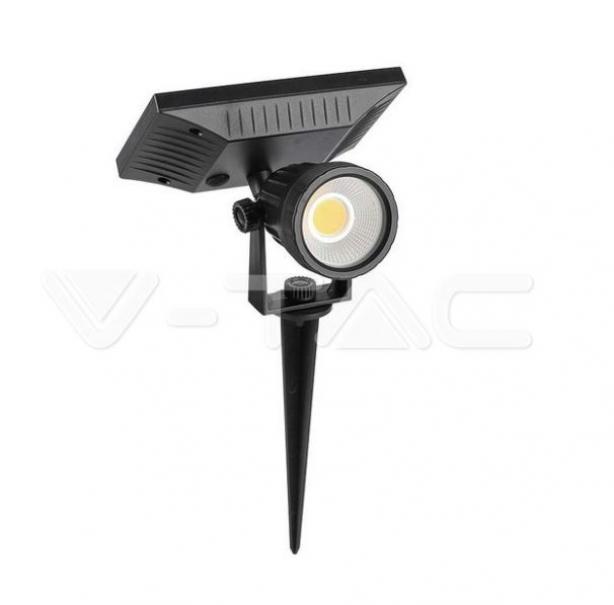 v-tac picchetto led solare v-tac 6662 vt-952- 2w 6400k ip65 - foto 1