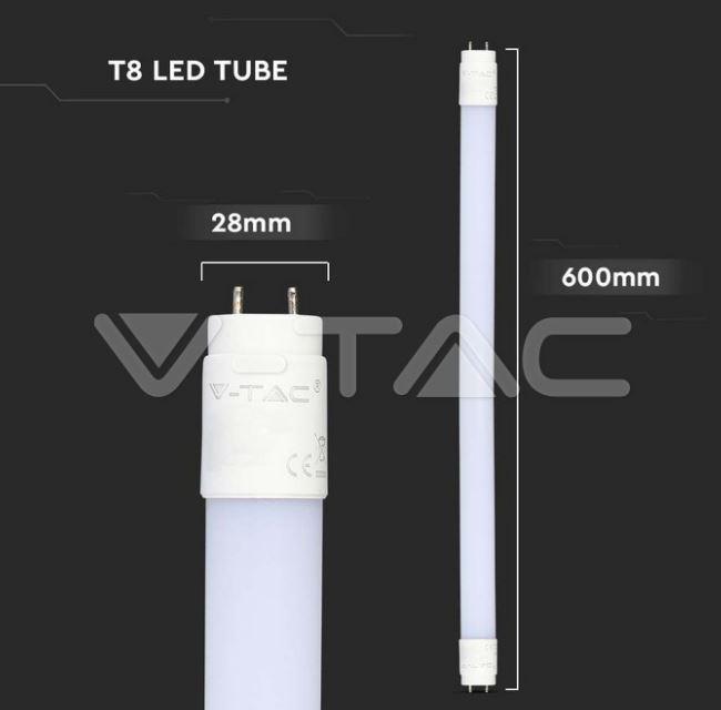 v-tac tubo led chip samsung v-tac 21798 vt-062-7,5w g13 60cm 3000k - foto 2