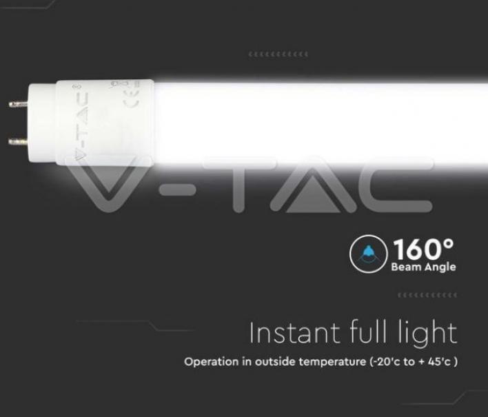 v-tac tubo led chip samsung v-tac 21798 vt-062-7,5w g13 60cm 3000k - foto 3