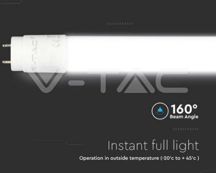 v-tac tubo led v-tac 21672 vt-122-chip samsung-16,5w g13 4000k 120cm - foto 3