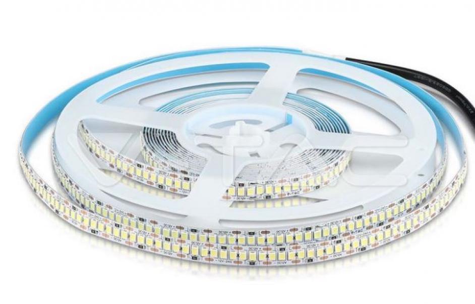 v-tac striscia led v-tac 212164 vt-2835- 12v 3000k ip20-5 metri - foto 1