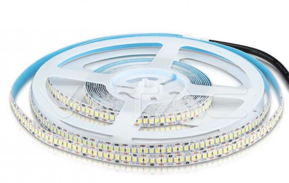 v-tac striscia led v-tac 212166 vt-2835-12v 6400k ip20-5 metri - foto 1