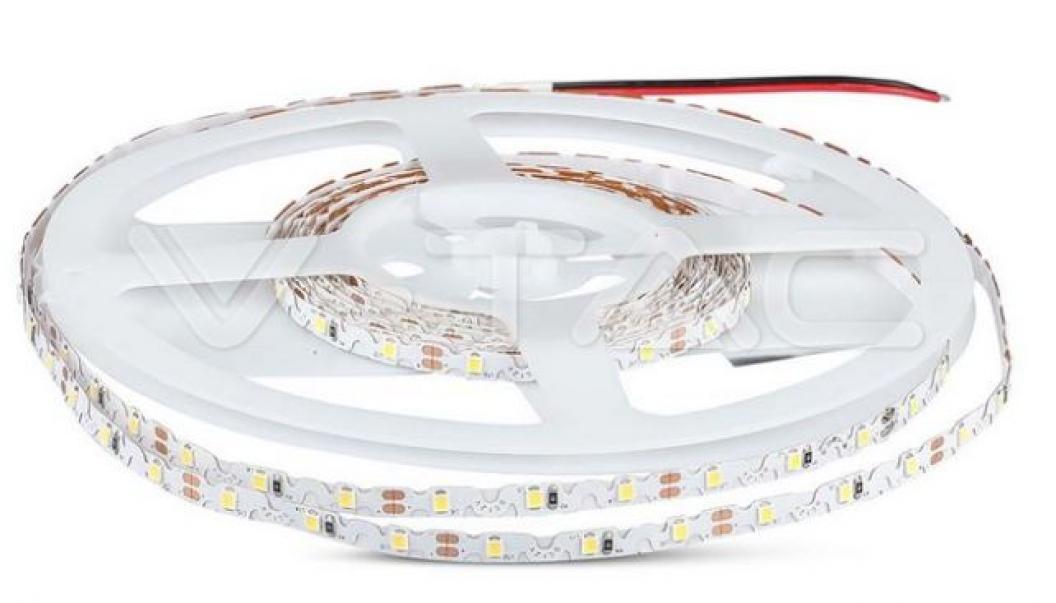 v-tac striscia led v-tac 212559 vt-2835-12v 3000k ip20-5 metri - foto 1