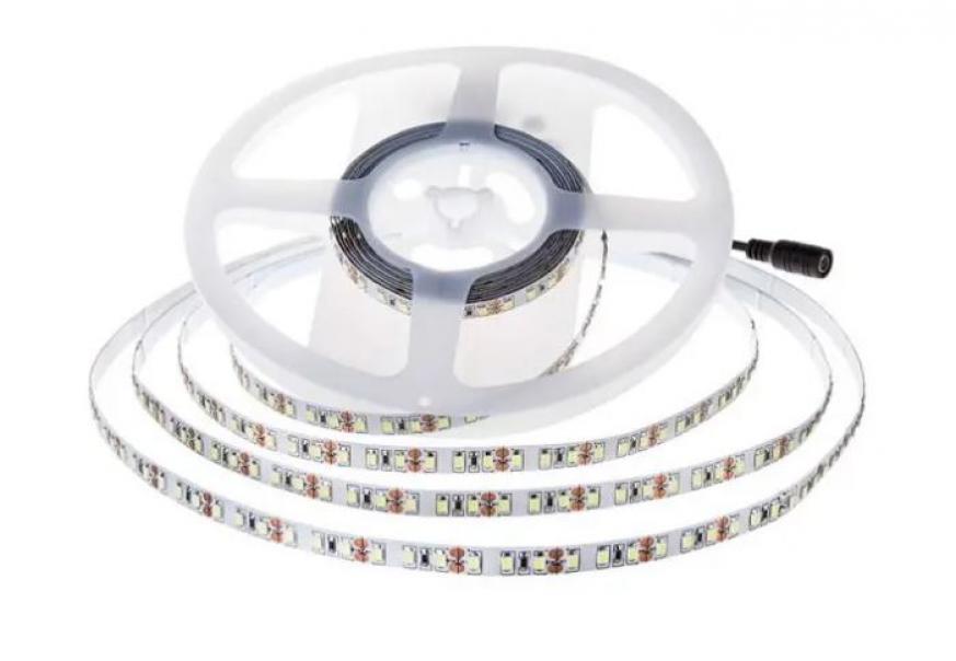 v-tac striscia led 5 metri v-tac 212593 vt-2835-24v 3000k ip20 8w/m - foto 1