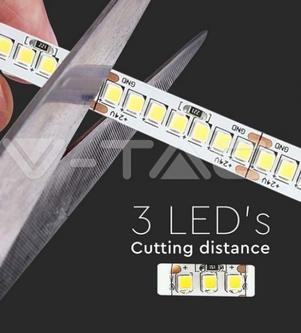 v-tac striscia led v-tac 212601 vt-2835 238- 24v 6400k ip20-5 metri - foto 2