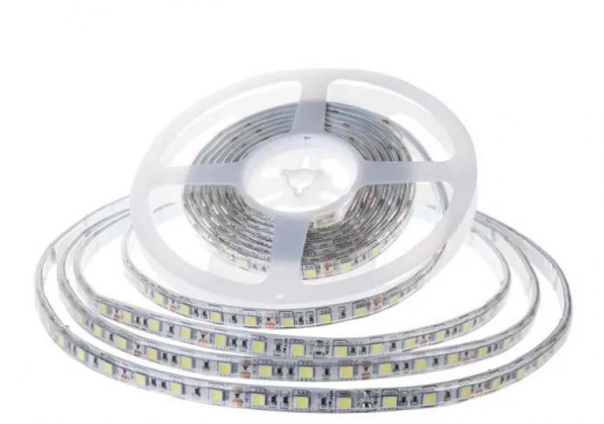 v-tac striscia led 10 metri v-tac 212625-vt-2835-24v 3000k ip65 - foto 1