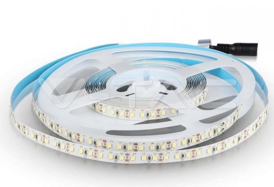 v-tac striscia led v-tac 21324 vt-2835-chip samsung-12v 4000k ip20-5 metri - foto 1