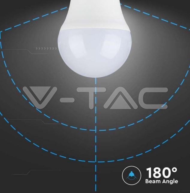 v-tac lampadina led sfera v-tac 214207 vt-1830-g45 3,7w e27 6500k - foto 2