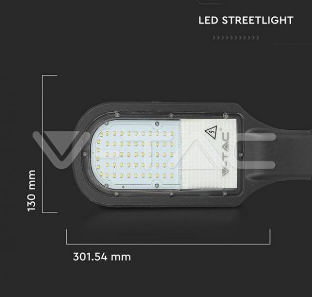 v-tac armatura stradale led v-tac 21537 vt-31st- chip samsung-30w 4000k ip65 - foto 3