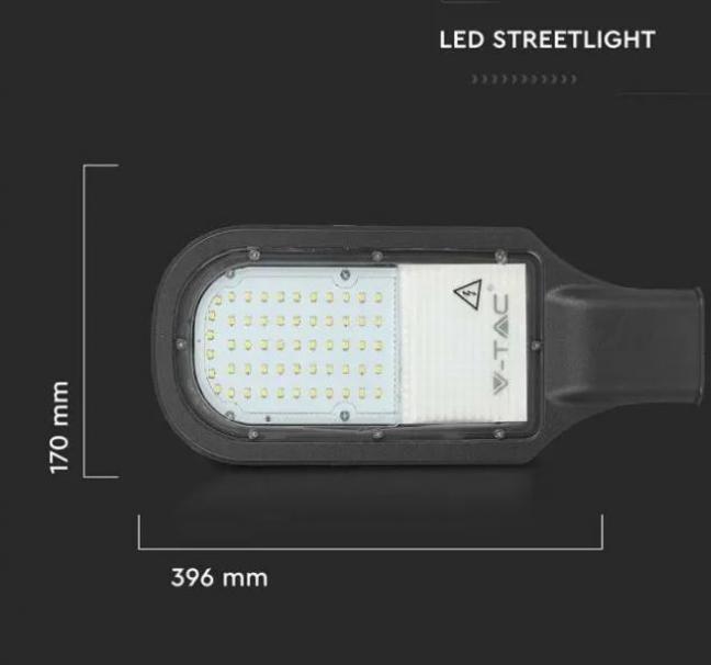 v-tac armatura stradale led v-tac 21539 vt-51st-chip samsung-50w 4000k - foto 3