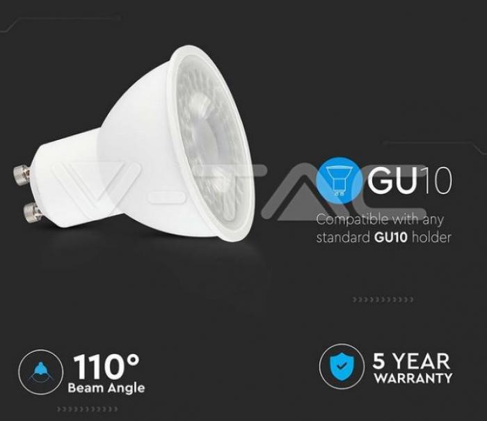 v-tac lampadina led par16 v-tac 21874 vt-292-chip samsung-gu10 7,5w 6500k - foto 3