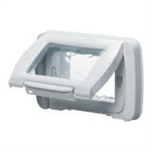 System placca stagna autoportante 3p colore grigia gw22453