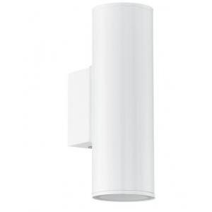 Applique led riga  94101-gu10 2x2,8w-bianco