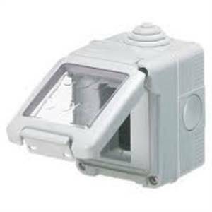 Scatola stagna completa di pulsante 1na ip55 gw27835