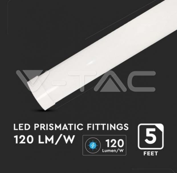 v-tac plafoniera led v-tac 20355 vt-8-50-chip samsung-150cm 50w 6500k - foto 2