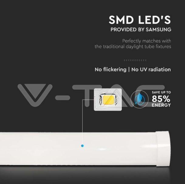 v-tac plafoniera led v-tac 20355 vt-8-50-chip samsung-150cm 50w 6500k - foto 3